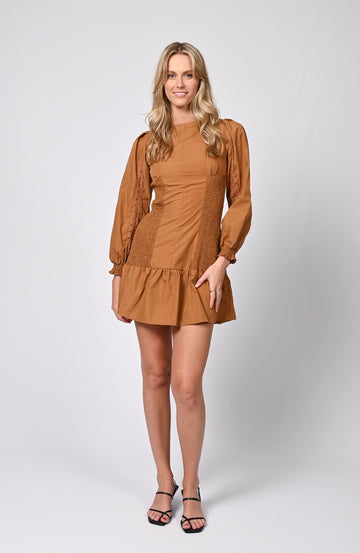 Windsor Dress - TAN