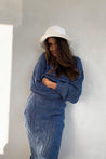 Folley Knit Skirt - DENIM