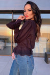 Paris Blouse - BLACK