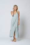 Day Light Maxi Dress - DarkSeaGreen