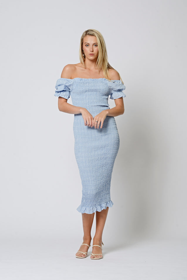 Sweetheart Dress - BABY BLUE