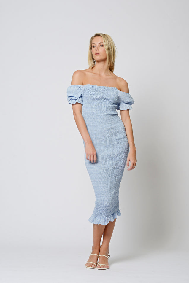 Sweetheart Dress - BABY BLUE