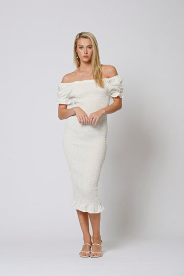 Sweetheart Dress - WHITE