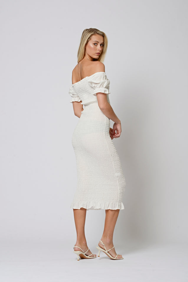Sweetheart Dress - WHITE