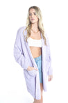 Crystal Heart Cardi - LILAC