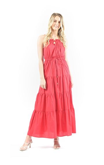 Dahlia Maxi Dress - RED