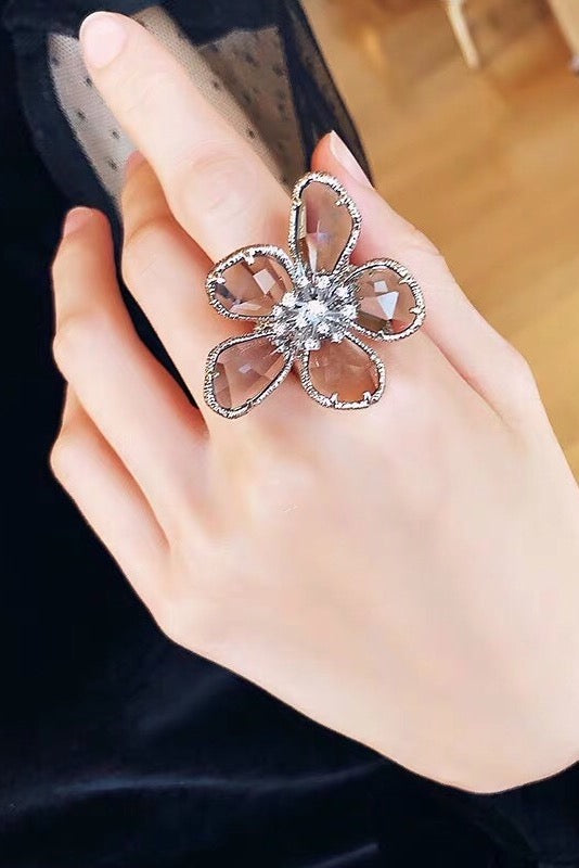 Golden Hour Ring - CRYSTAL