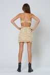 Gold Diggers Strap Dress - NUDE FLORAL