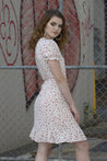 Valentine Wrap Dress - WHITE