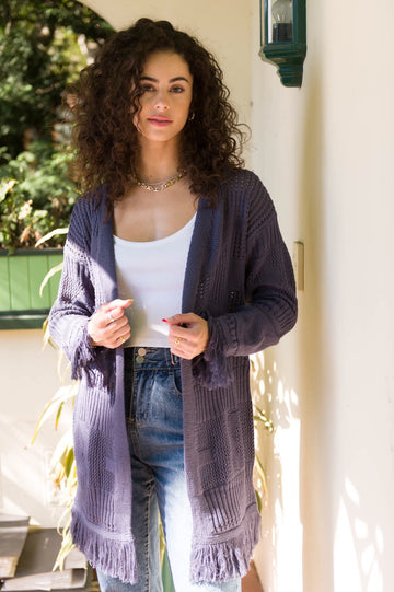Love & Amore Cardigan - NAVY