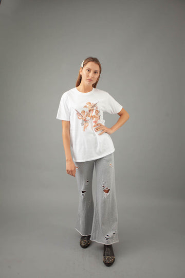 Bad Angel Tee - WHITE