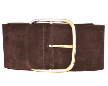 Tiara Suede Belt - BROWN