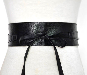 Sweet Bella Wrap Belt - BLACK