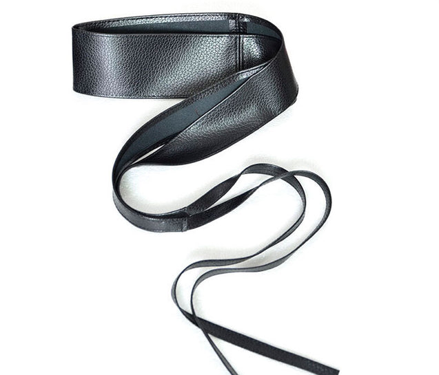 Sweet Bella Wrap Belt - BLACK