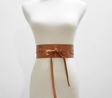 Sweet Bella Wrap Belt - BROWN