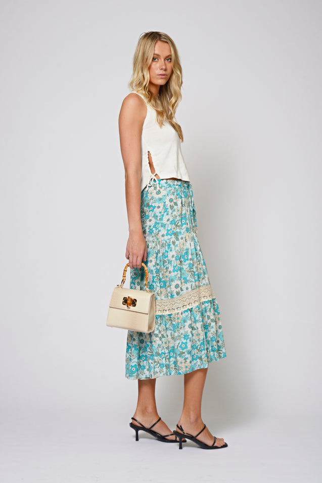 Zeela Skirt - TURQUOISE