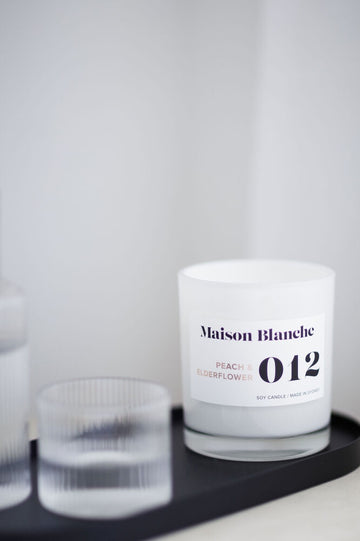 Maison Blanche Large Candle - 012 Peach & Elderflower