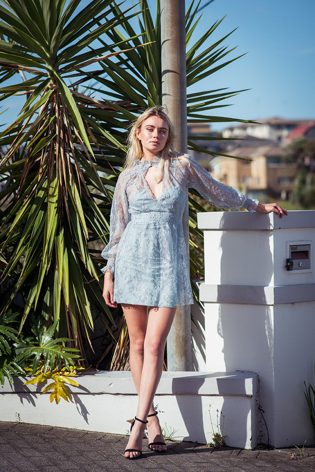Lacy Dress - STONE