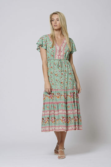 Molly Midi Dress - JADE