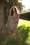 Honey&Beau Wrap Dress - LEOPARD