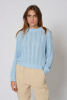 Sofia Knit Top - BLUE