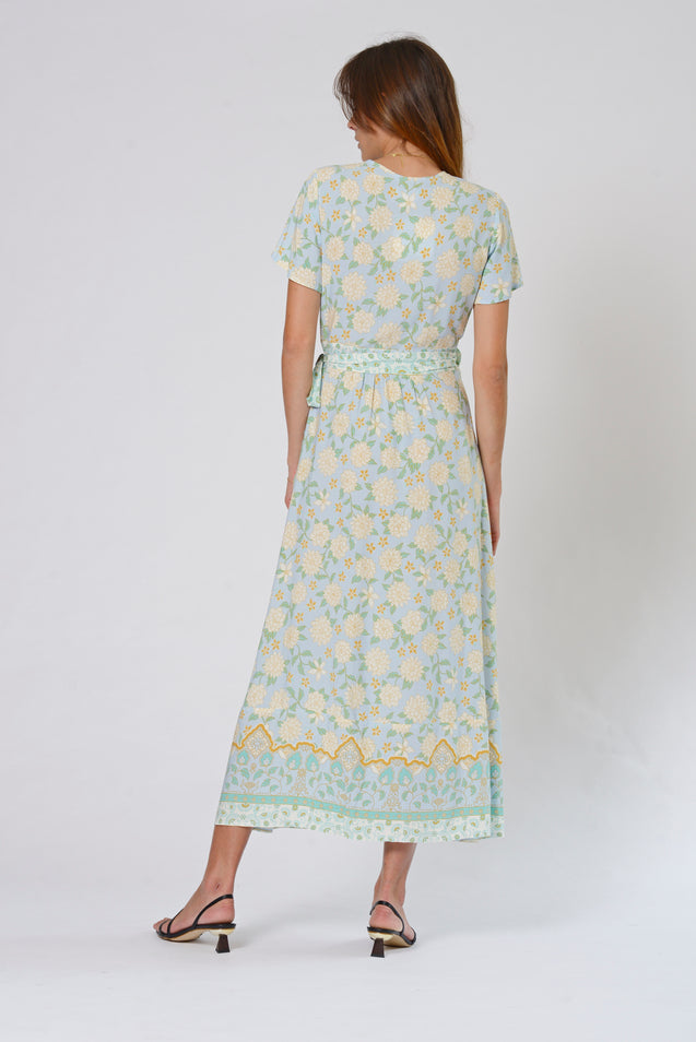 Teal Wrap Dress - ICE