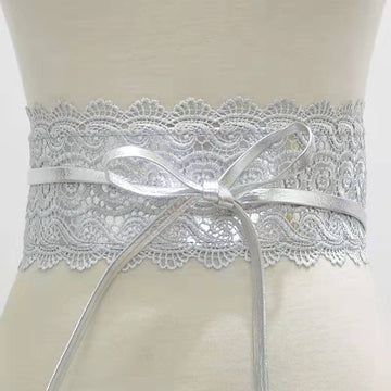 Lilian Wrap Belt - SILVER
