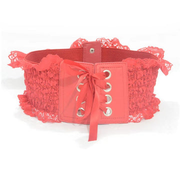 Annabelle Corset Belt - RED