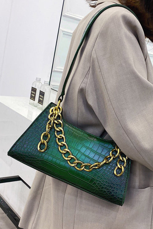 Gigi Chain Bag - GREEN