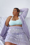 Crystal Heart Cardi - LILAC