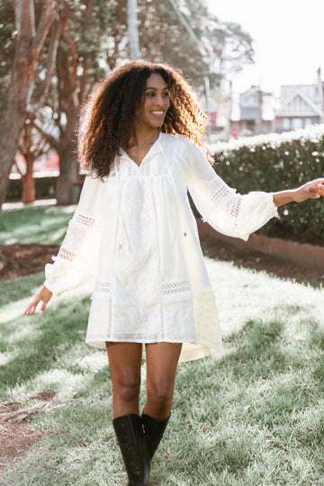 Glacey Dress - WHITE