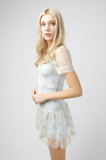Sweetheart Dress - BABY BLUE