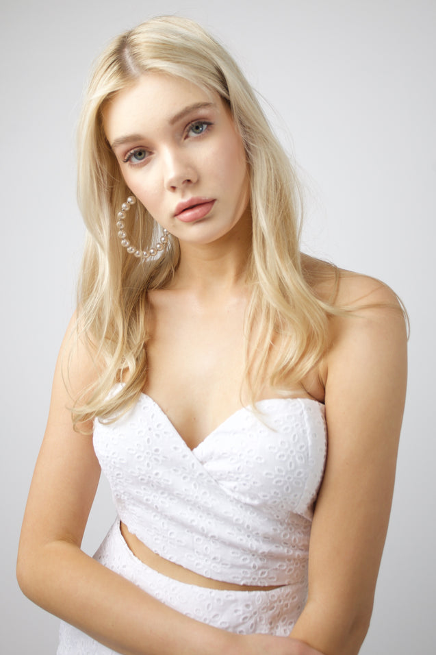 Sunshine Tube Dress - WHITE