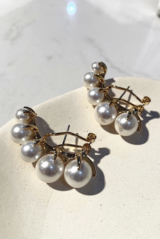 Twisted Earring - PEARL