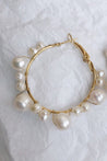 Julie Hoop Earring - PEARL