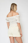 Darling Blouse - WHITE FLORAL