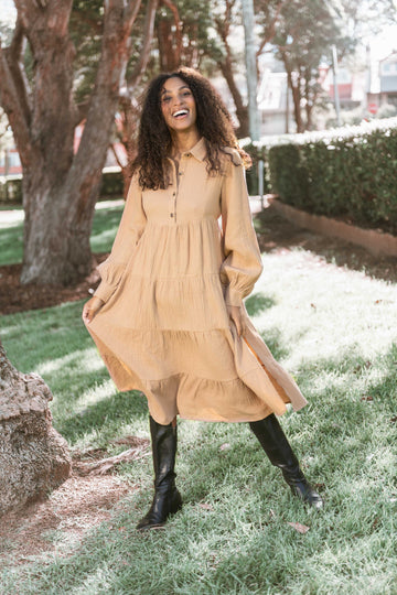 Yas Dress - TAN