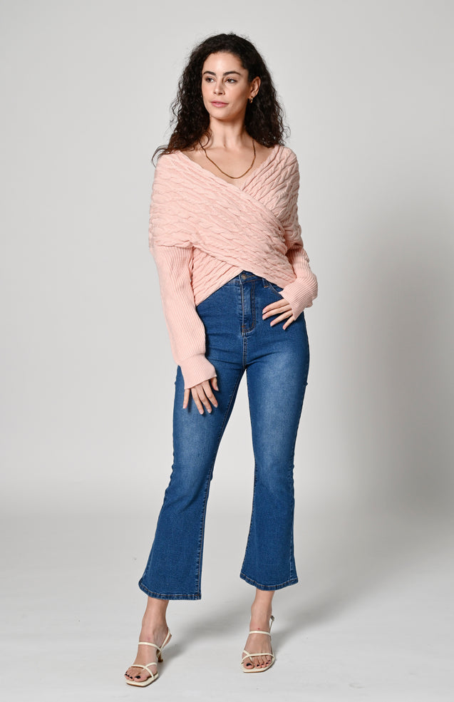 Messina Knit Top - STRAWBERRY