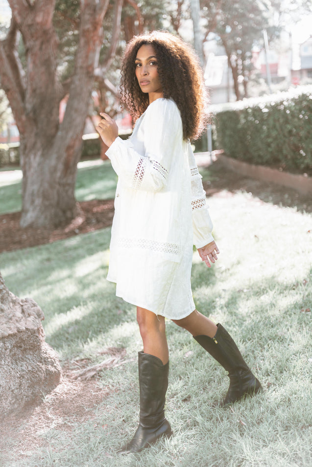 Glacey Dress - WHITE