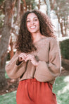 Lace Sweater - CHOCOLATE